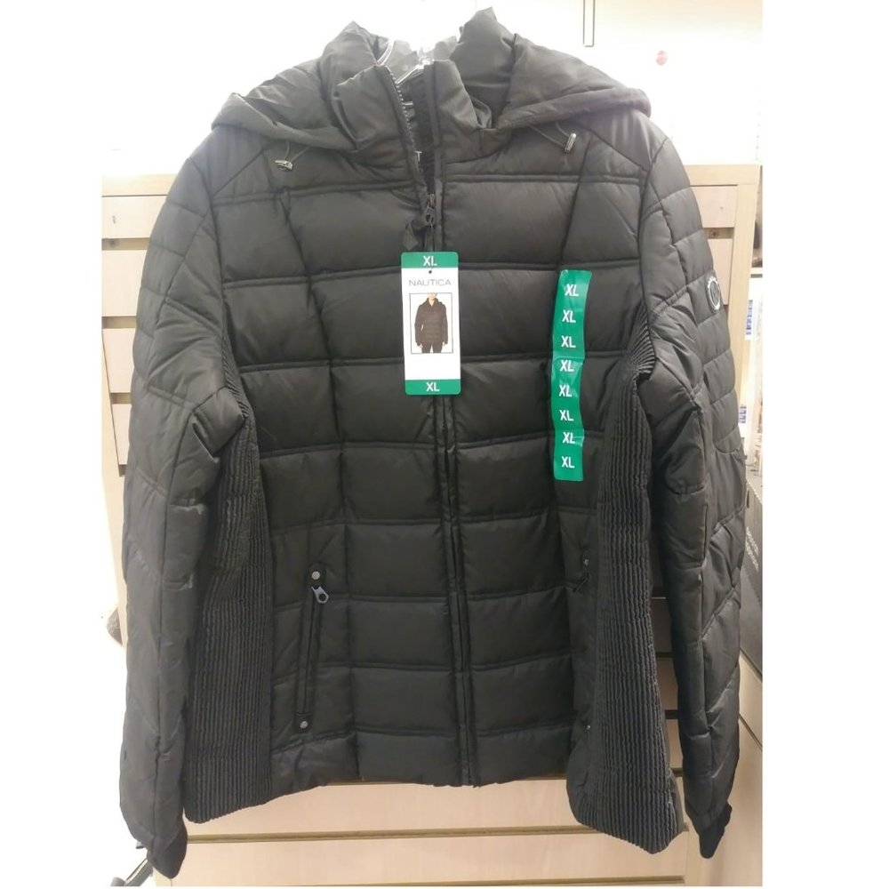 Nautica Women's Puffer Jacket - Black - Picture 4 of 5